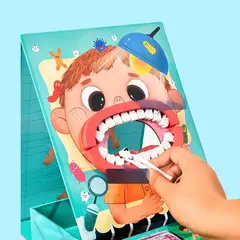 TIOZONEY - Juego De Roles Dentista Set Odontólogo Premium Niños
