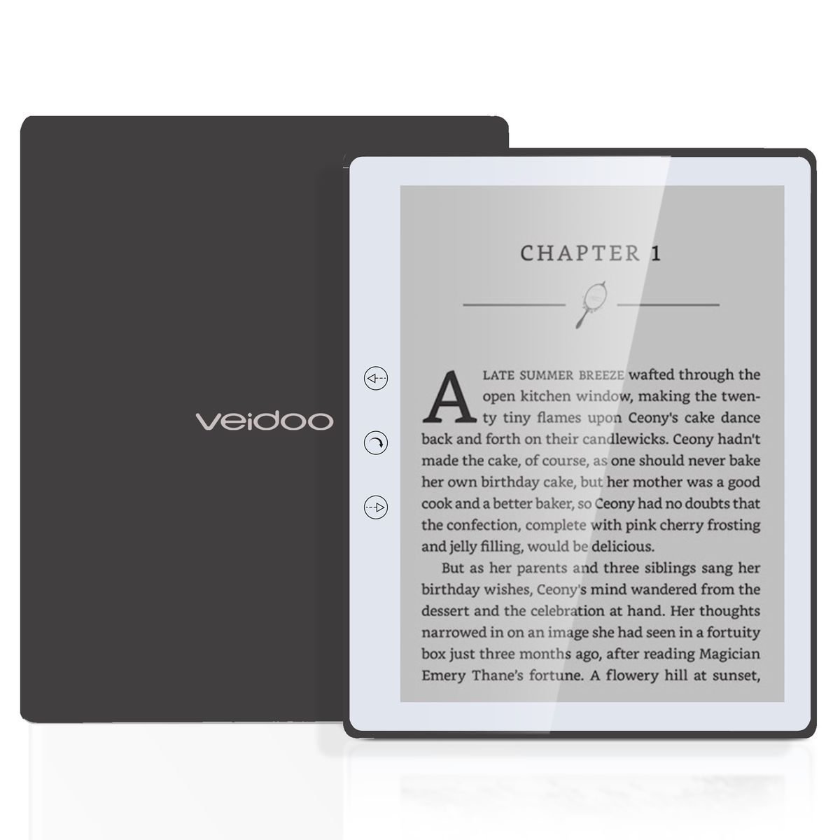 VEIDOO - E-reader Veidoo Ebook 6 32GB HD Touch Screen E-Ink Blanco - Black