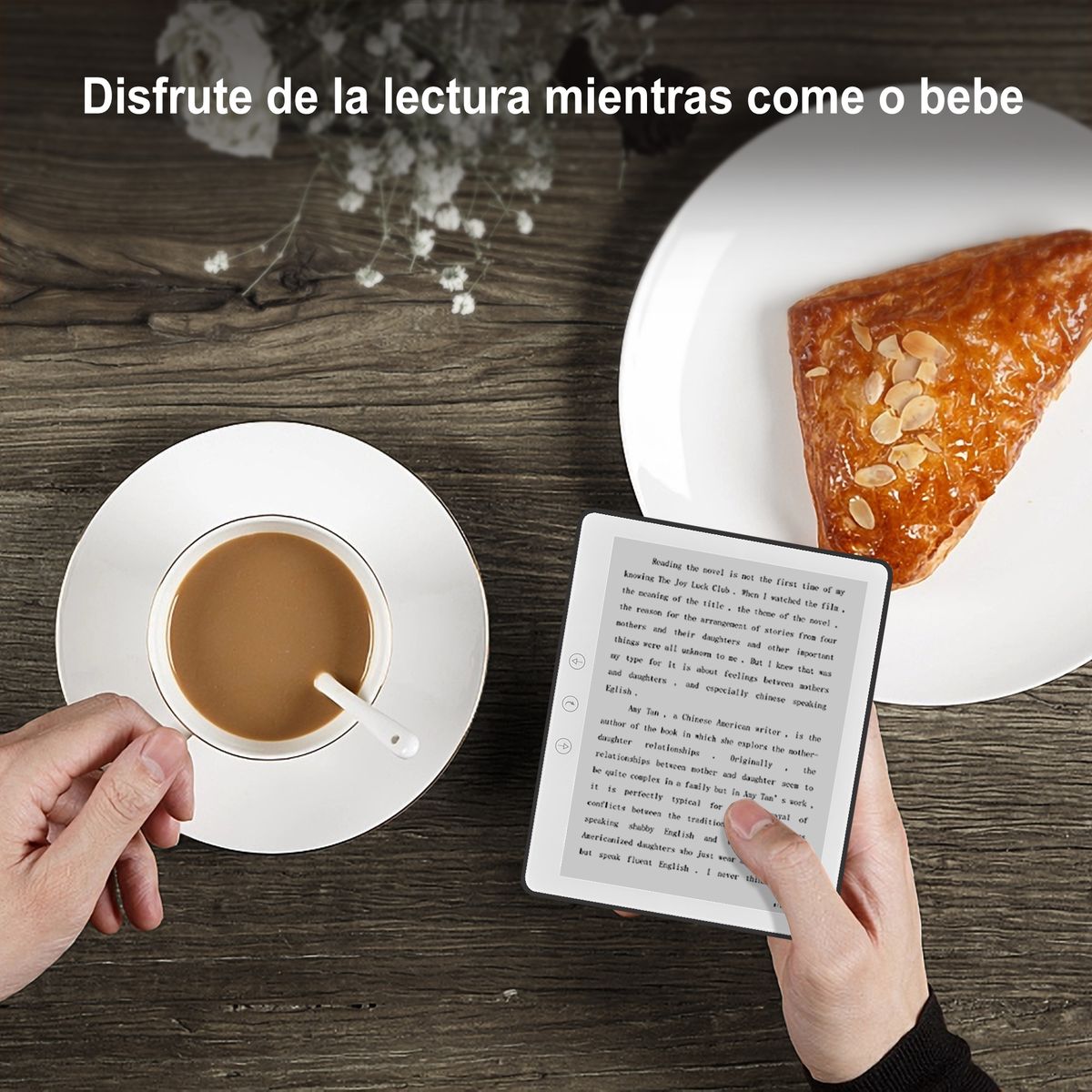 VEIDOO - E-reader Veidoo Ebook 6 32GB HD Touch Screen E-Ink Blanco - Black