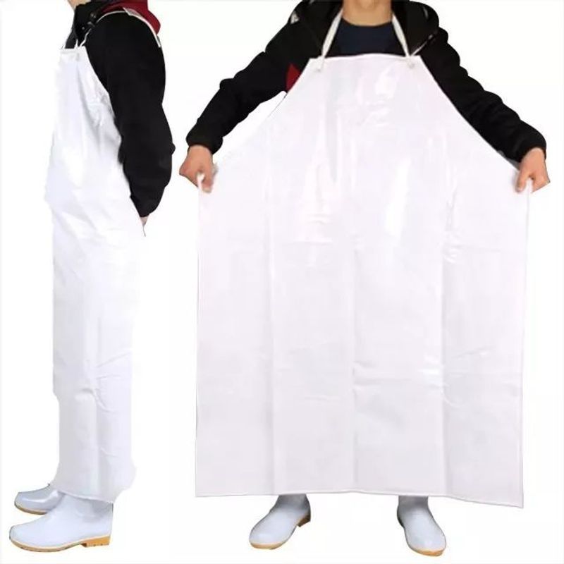 GENERICO - Pechera De Hule Pvc Delantal Impermeable Carnicero Industria
