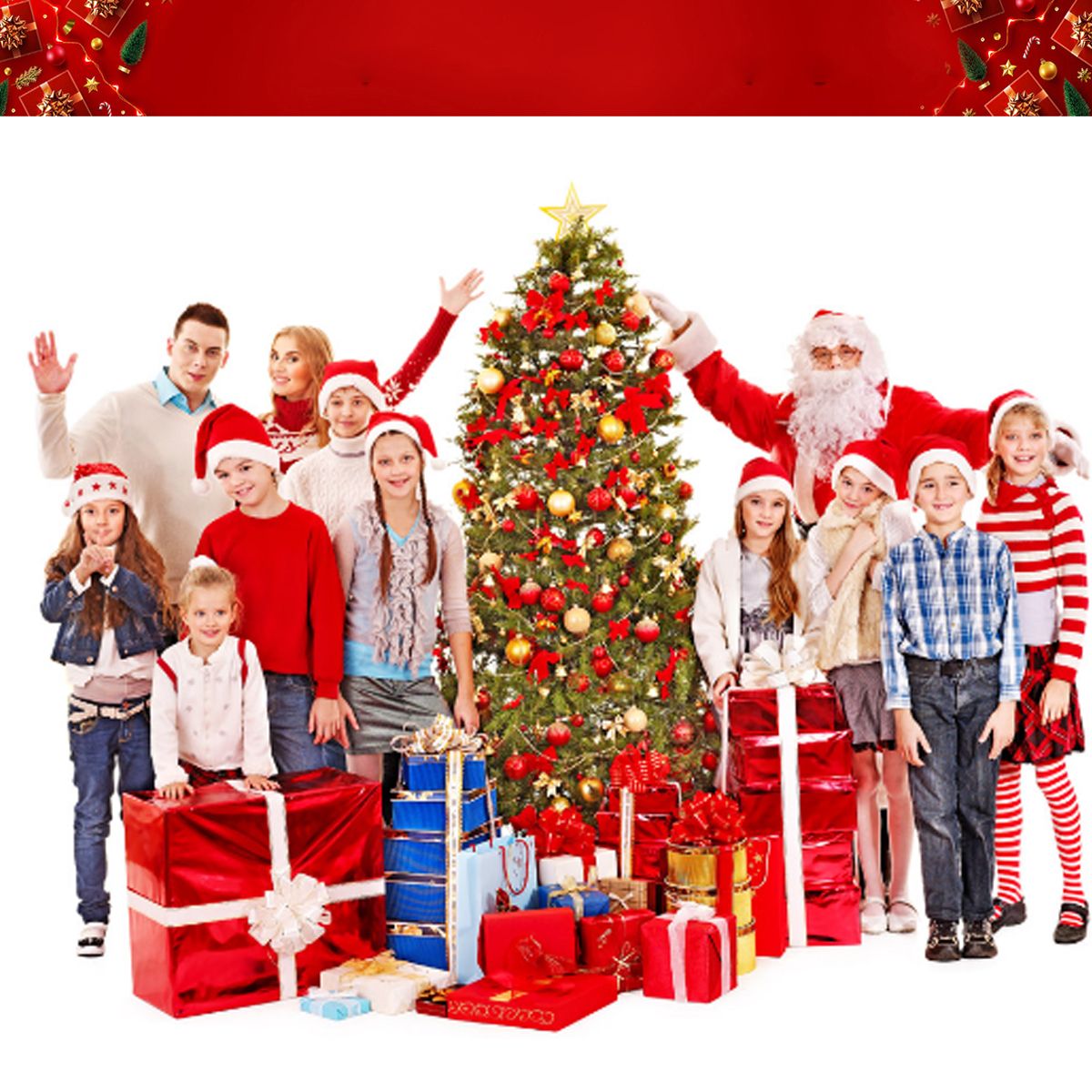 EDWINAYY - Traje Viejo Pascuero Navide?o Para Adulto Hombre Papá Noel