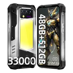 OUKITEL - Wp100 Titan 16gb/512gb 33000 Mah/66w De Carga Rápida Negro