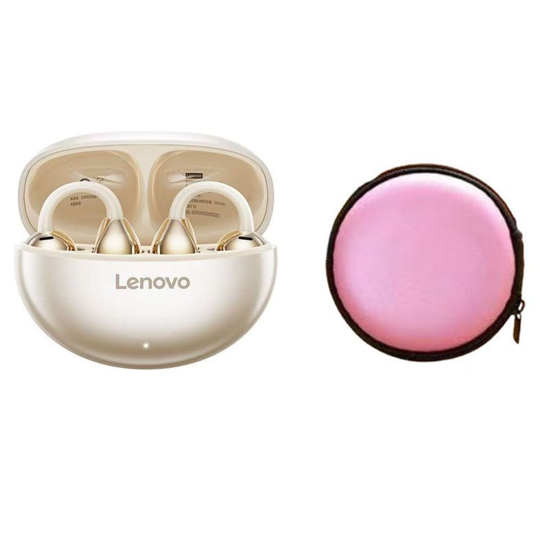 LENOVO - Audífonos Lenovo TA140 Tws Auriculares Bluetooth 54-Caqui Y Estuche