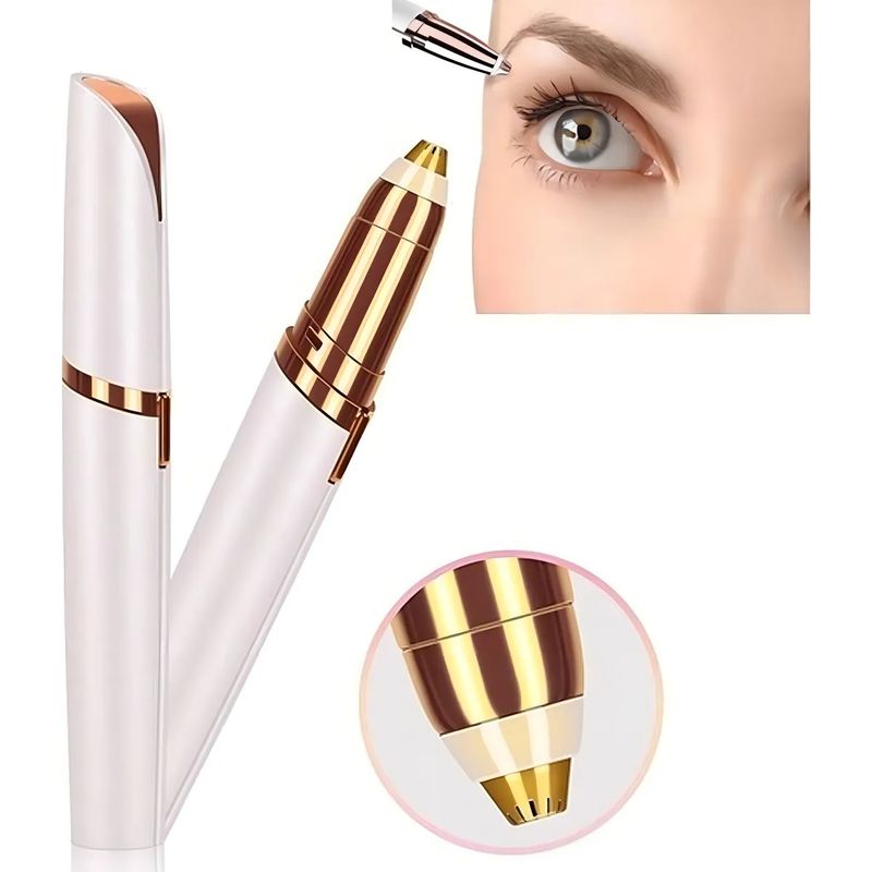 GENERICO - Depilador De Cejas Perfiladora Facial Recargable Usb Portáti Color Blanco