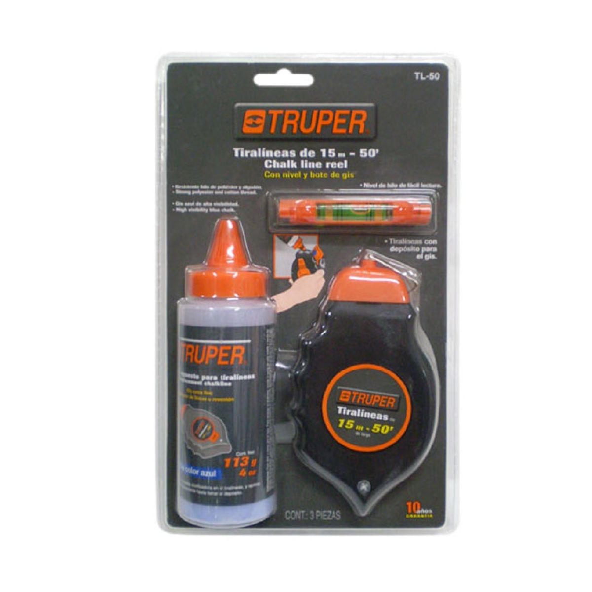 TRUPER - TIZADOR PLASTICO TRUPER 30MT TL-50