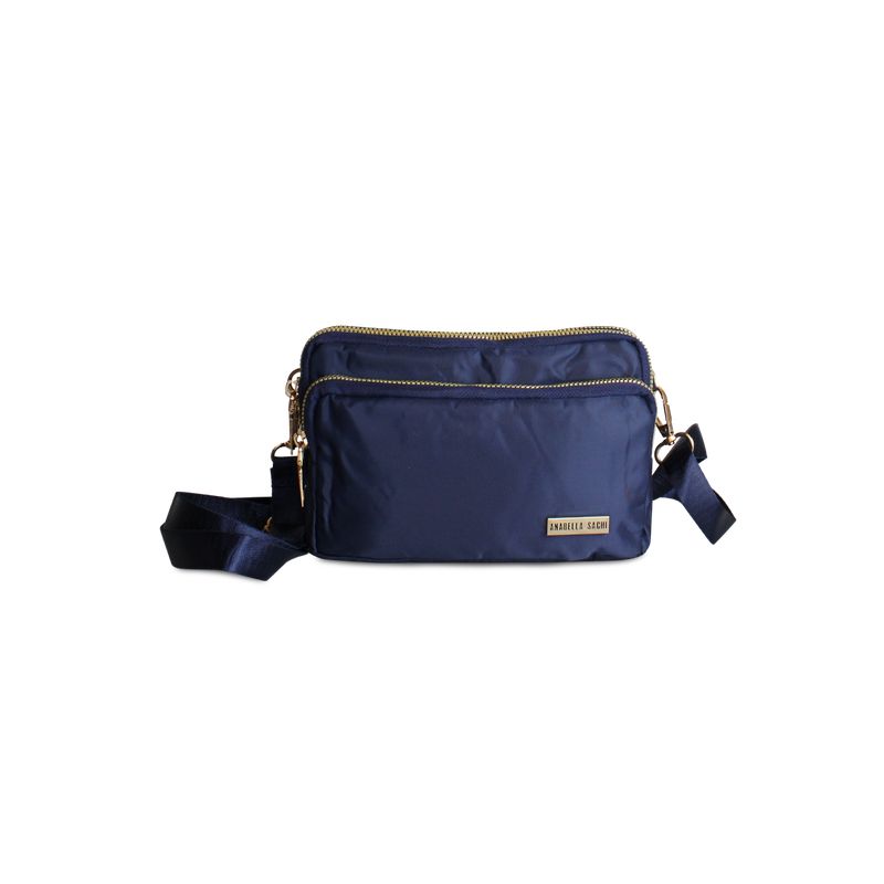 ANABELLA SACHI - Cartera bandolera Kim azul Anabella Sachi