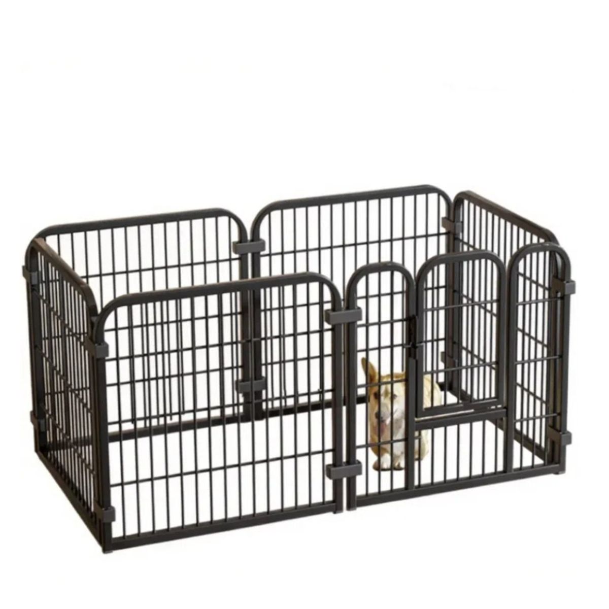 MUNDO MAGIA - Corral Para Mascotas Jaula De Perros Gato Valla 6paneles