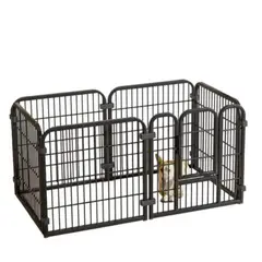 MUNDO MAGIA - Corral Para Mascotas Jaula De Perros Gato Valla 6paneles