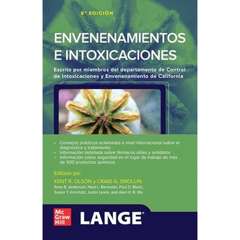 EDITORIAL MEDITERRANEO - Libro Envenenamiento E Intoxicaciones 8Ed.