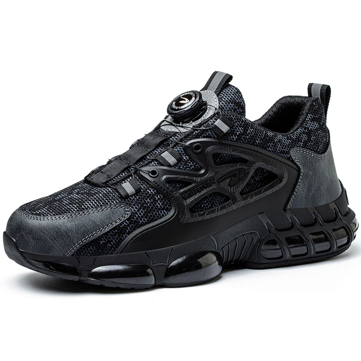 SHANDIAN - Zapatos Seguridad Casual Hombre Negro