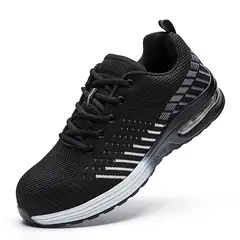 SHANDIAN - Zapatos Seguridad Casual Hombre Negro