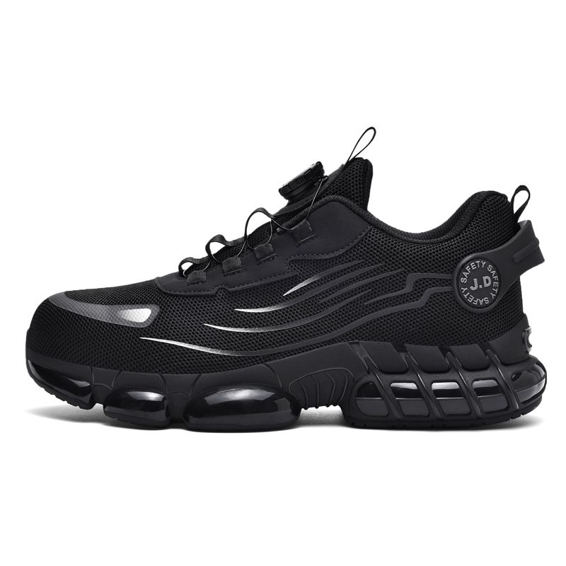 SHANDIAN - Zapatos Seguridad Casual Hombre Negro
