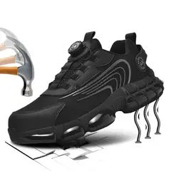 SHANDIAN - Zapatos Seguridad Casual Hombre Negro