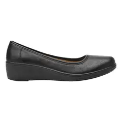 FLEXI - Zapato Mujer Castaña 45602 Negro