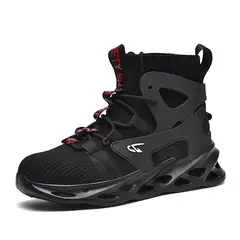 SHANDIAN - Zapatos Seguridad Casual Hombre Gris