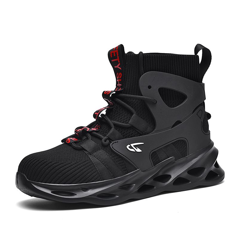 SHANDIAN - Zapatos Seguridad Casual Hombre Gris