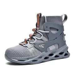 SHANDIAN - Zapatos Seguridad Casual Hombre Gris