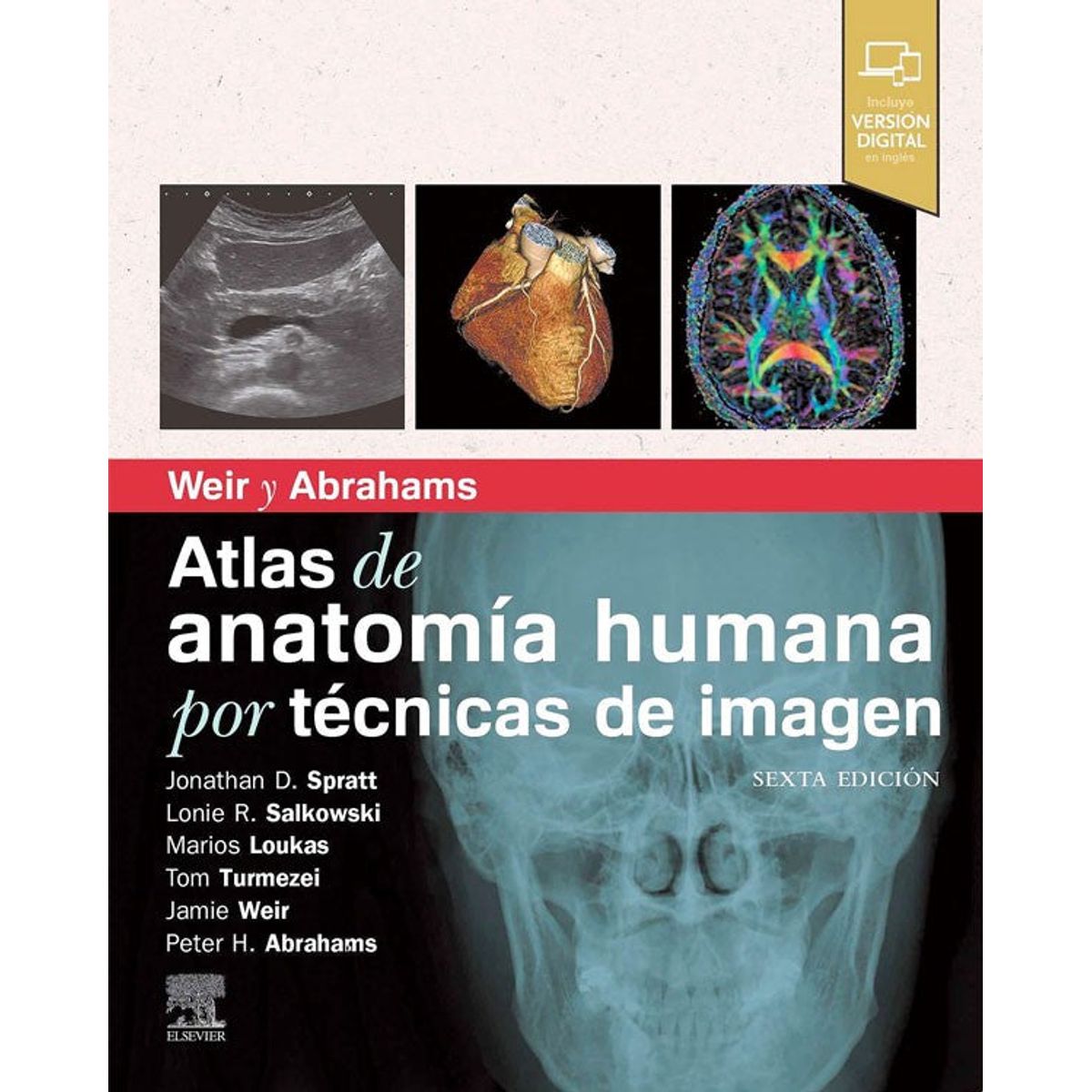 EDITORIAL MEDITERRANEO - Libro Atlas De Anatomía Humana Por Técnicas De Imagen 6Ed