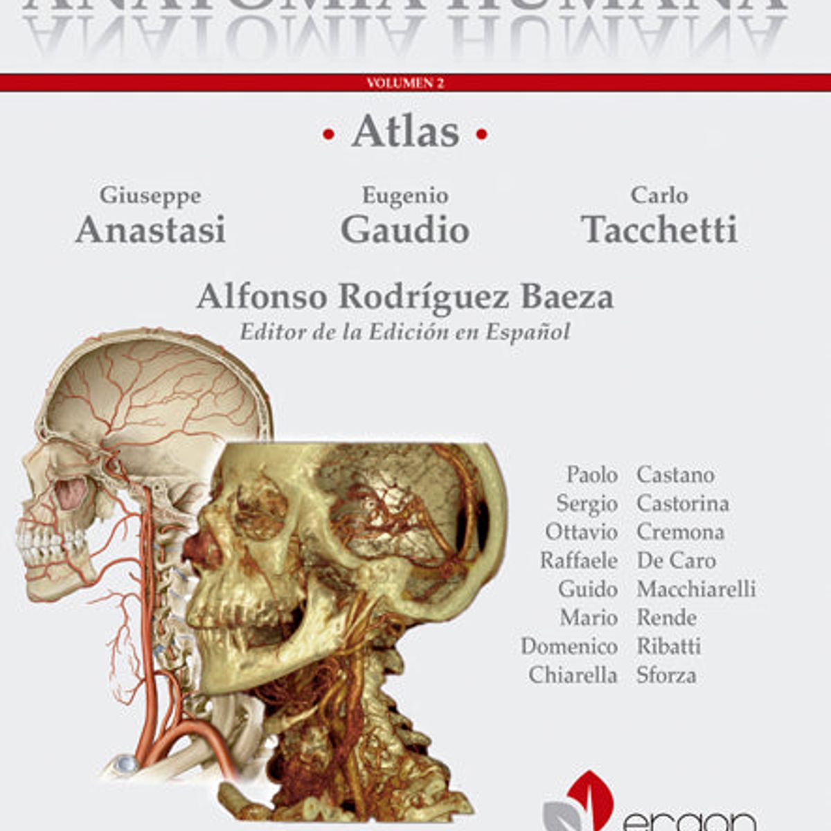 EDITORIAL MEDITERRANEO - Libro Atlas De Anatomía Humana Vol. 2  Cabeza Y Cuello  Tór