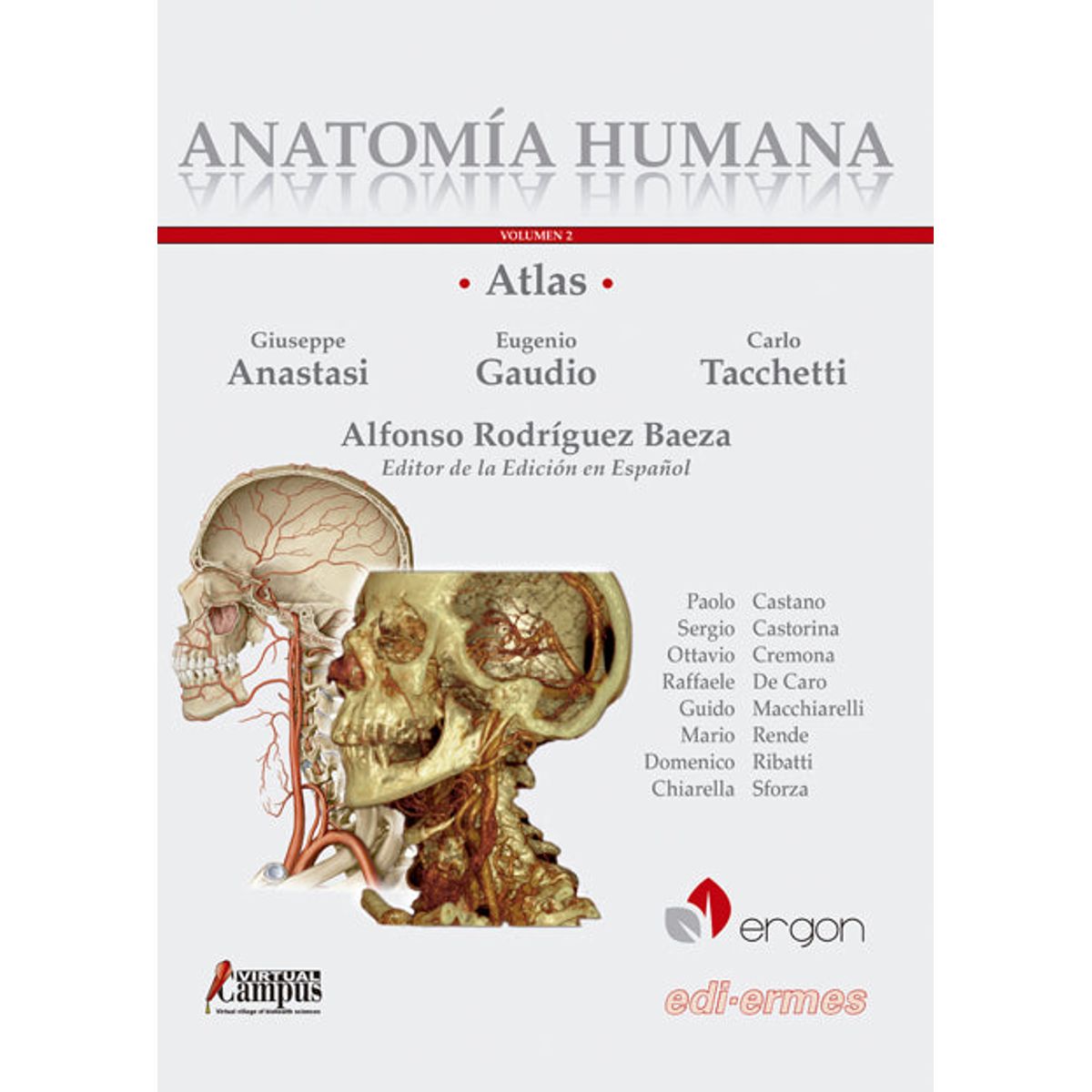 EDITORIAL MEDITERRANEO - Libro Atlas De Anatomía Humana Vol. 2  Cabeza Y Cuello  Tór