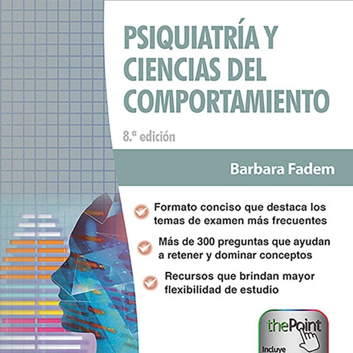 EDITORIAL MEDITERRANEO - Libro Psiquiatría Y Ciencias Del Comportamiento 8Ed. Revisi