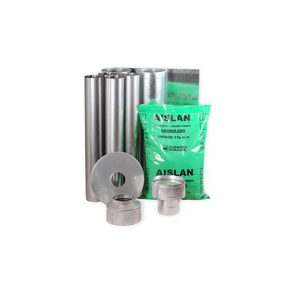 BOSCA - Kit Base Instalación De Estufa A Leña Bosca 6 X 4 MTS