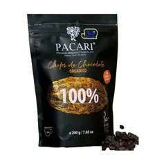 Pacari - Chip De Chocolate Orgánico 100% Cacao 200g Sin Gluten