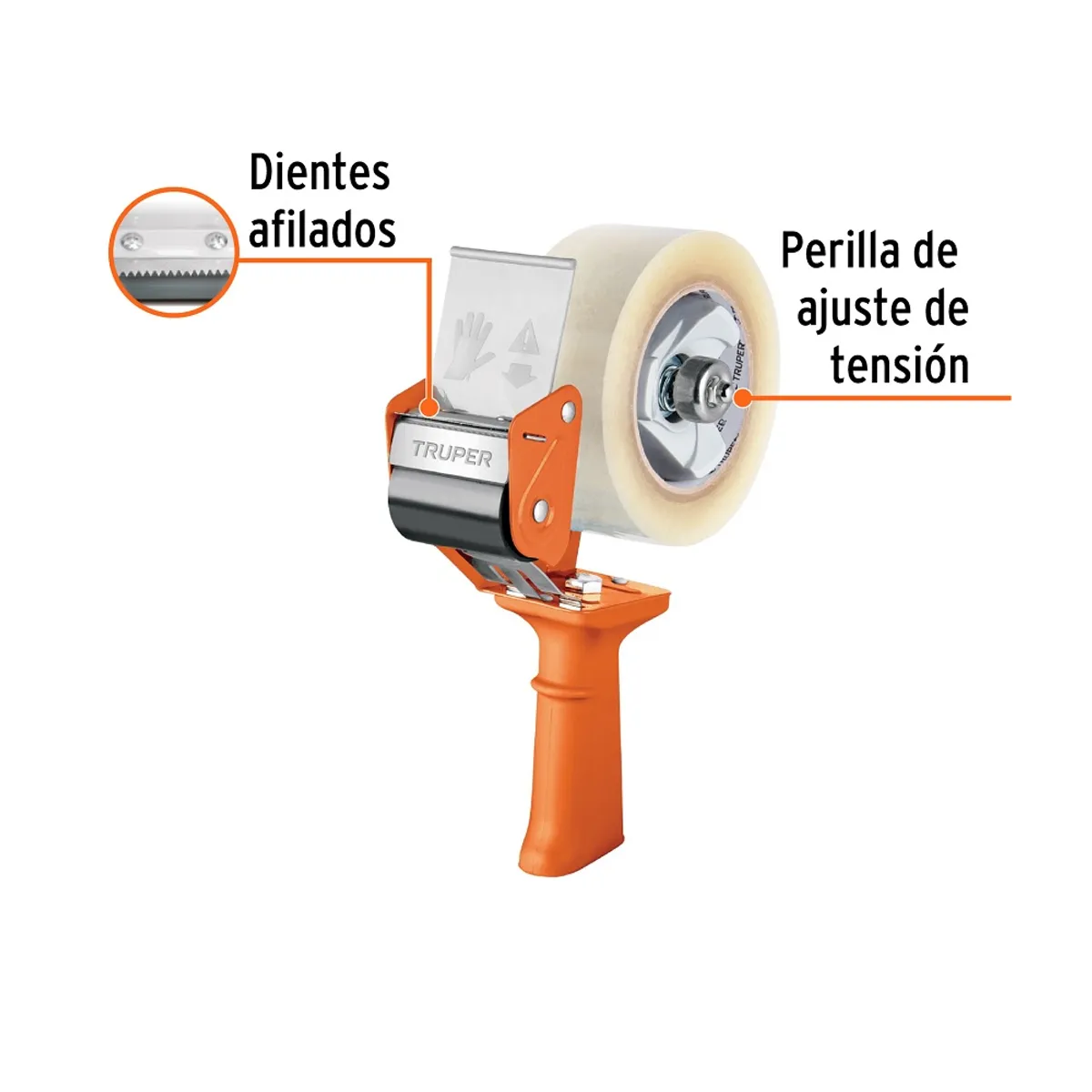 TRUPER - MÁQUINA PARA CINTA DE EMBALAJE DEST-CE TRUPER