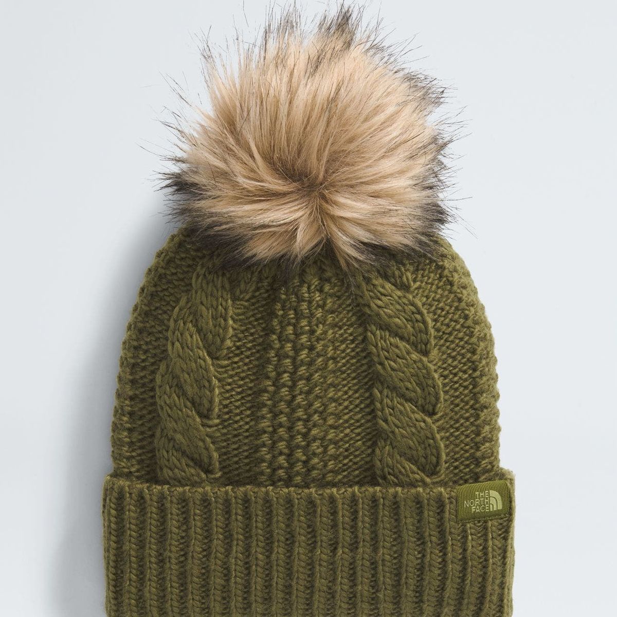 THE NORTH FACE - Gorro Oh Mega Fur Pom Mujer Verde