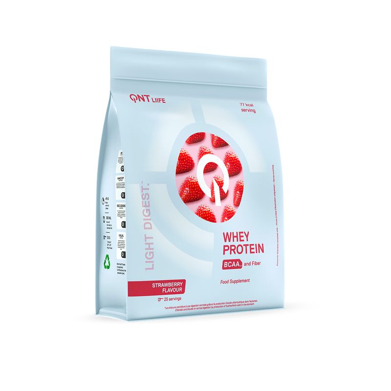 QNT - Proteina Para Cocinar Whey Light Digest Frutilla 500gr QNT