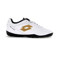 Zapato de Baby Fútbol Hombre - Stadio 705 TF Blanco Dorado