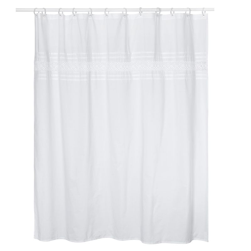 GENERICO - Cortina De Baño Blanche 180x180 LAROSETT