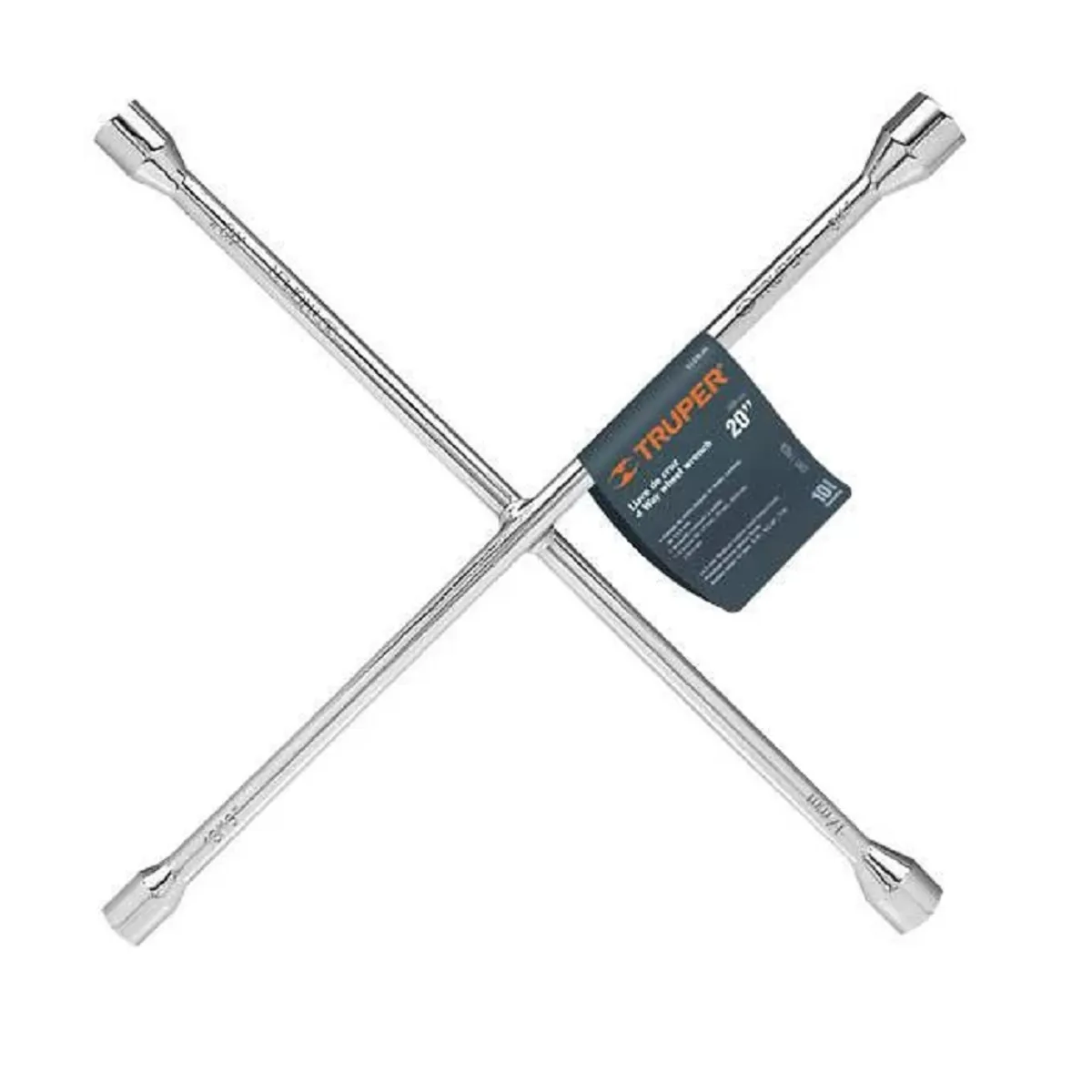 TRUPER - LLAVE CRUZ PARA RUEDAS 18 PULG TRUPER