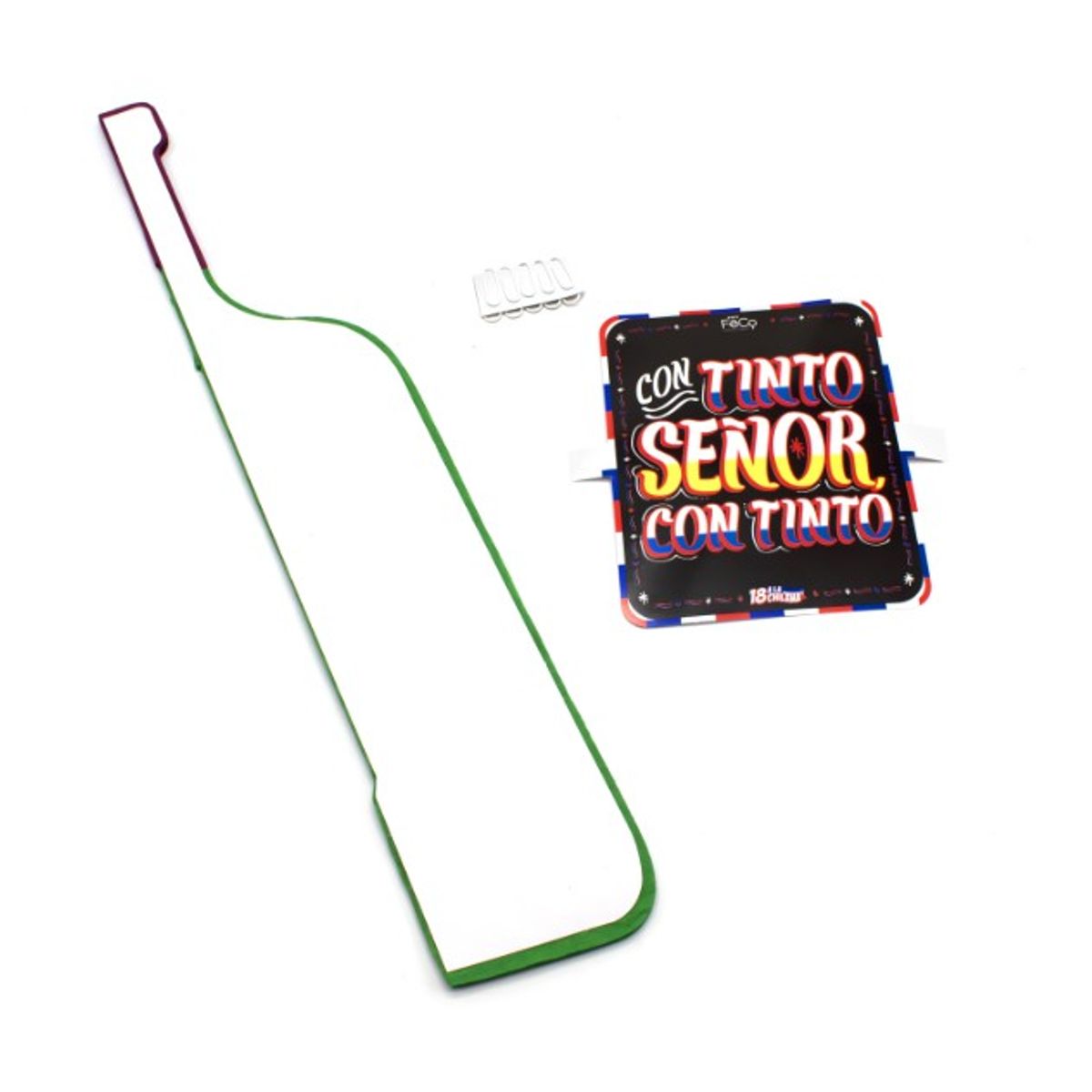 GENERICO - Adorno 18 A La Chilena Botella Vino 24X67 X3 und