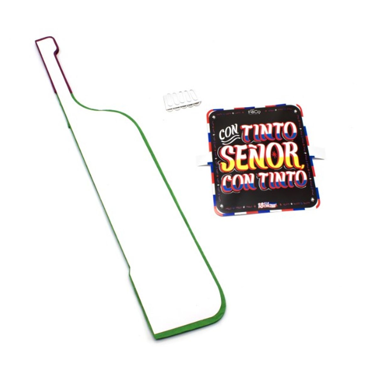 GENERICO - Adorno 18 A La Chilena Botella Vino 24X67 X3 und