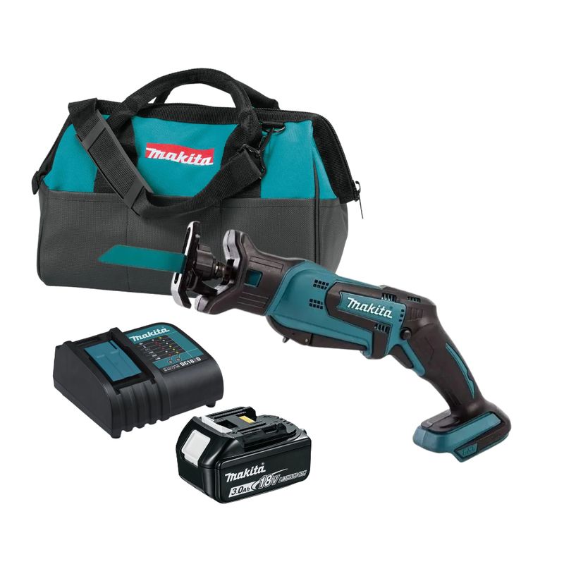 MAKITA - Sierra Sable Inalámbrica Car/Bat 3Ah. 18v Makita DJR183SF
