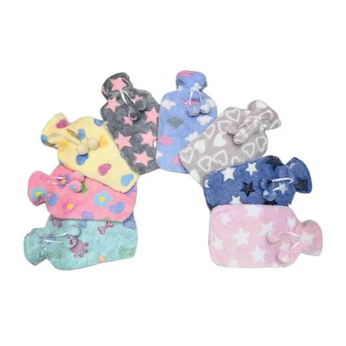 GENERICO - Guatero De Goma Fundas Tejida Caliente 2 Litros