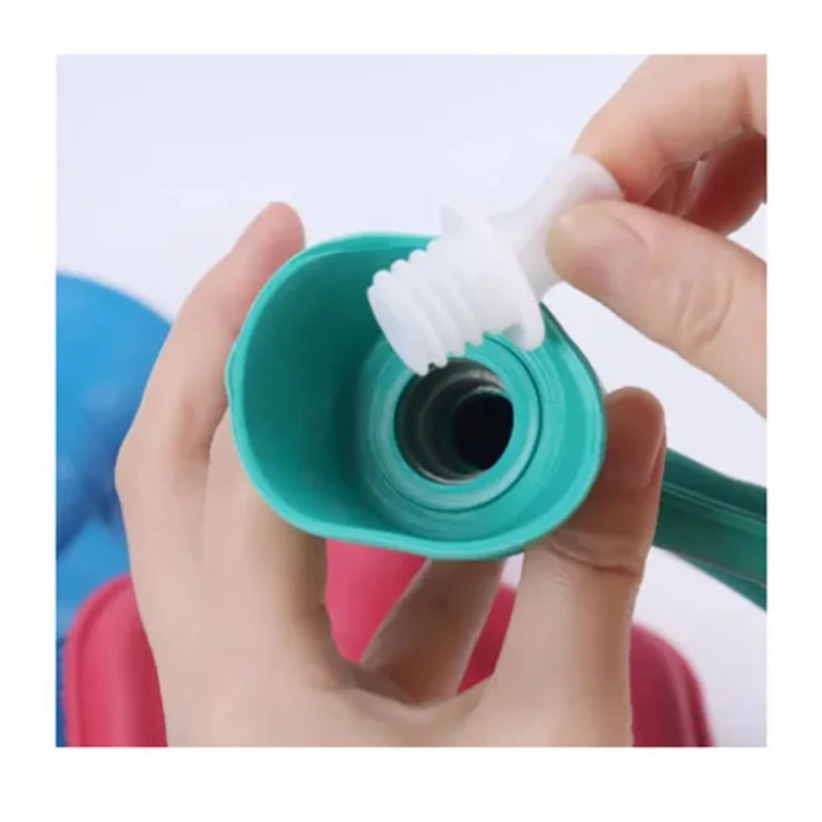 GENERICO - Guatero De Goma Fundas Tejida Caliente 2 Litros