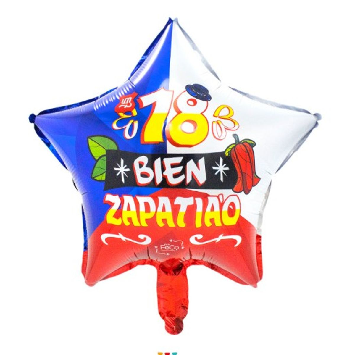 GENERICO - Globo Metalico 18 Estrella Guachaca Zapatiao X50 und