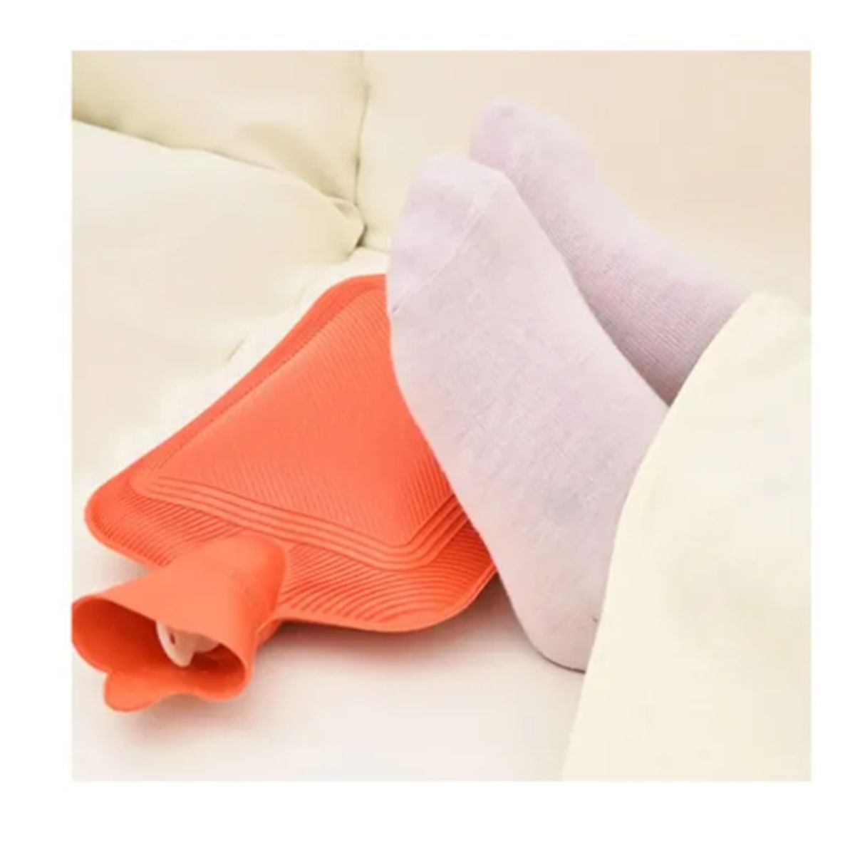 GENERICO - Guatero De Goma Fundas Tejida Caliente 2 Litros