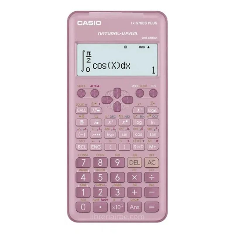 CASIO - Calculadora Casio Científica 2da Edición Fx-570es Plus Rosa