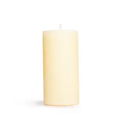 GENERICO - Velas Blancas Artesanales - Hechas a Mano 7x20cm