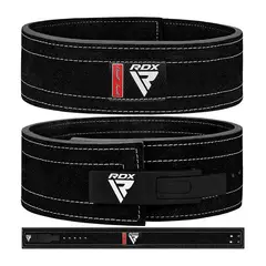 RDX - Cinturón de gimnasio de cuero para levantamiento de pesas de 4 PULGADAS Talla XL