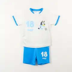 BLUEY - Conjunto Niño Futbol Blanco