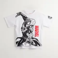 MARVEL - Polera Manga Corta Niño Spiderman Magnificent Blanco