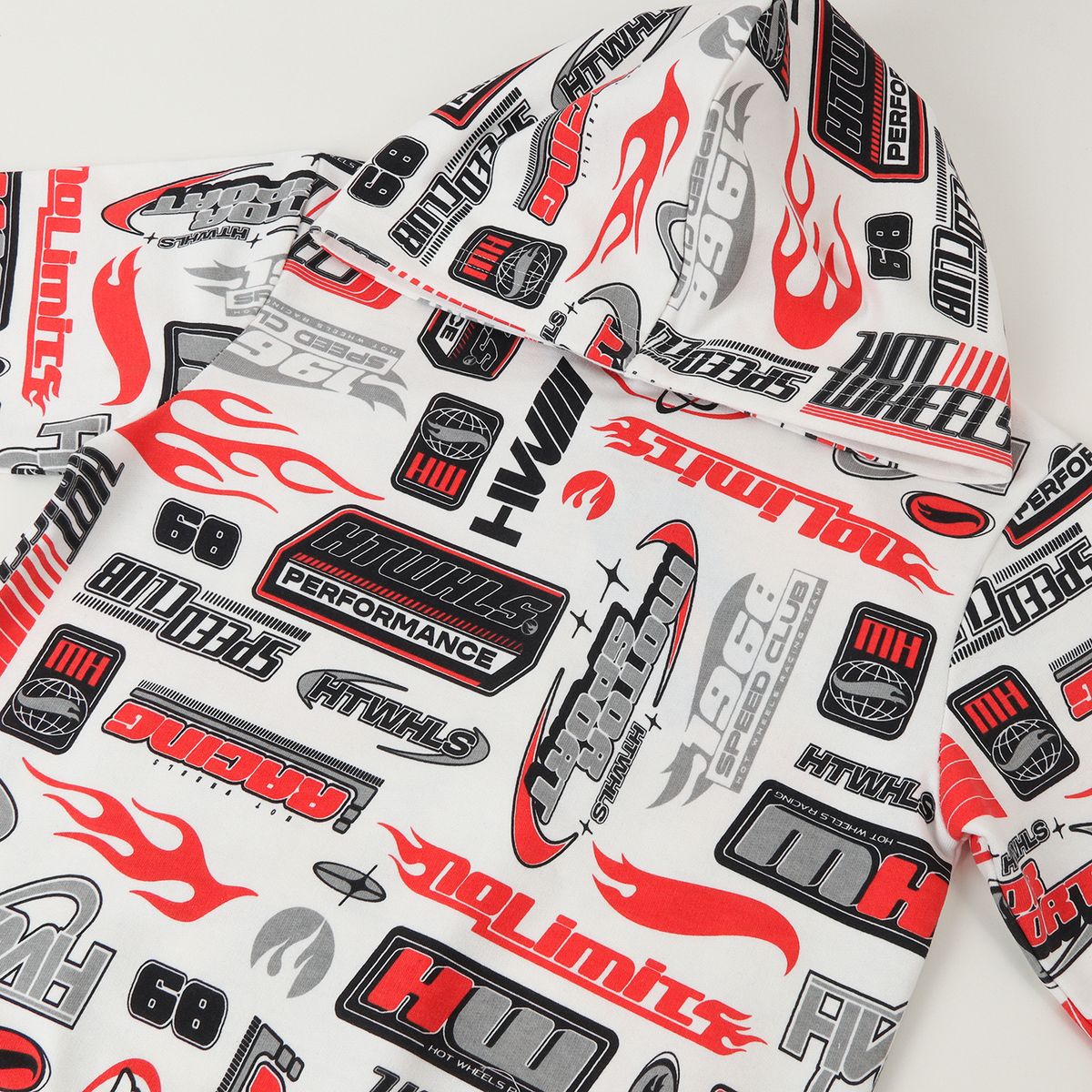 HOT WHEELS - Conjunto Buzo Niño Full Of Logos Beige Hot Wheels