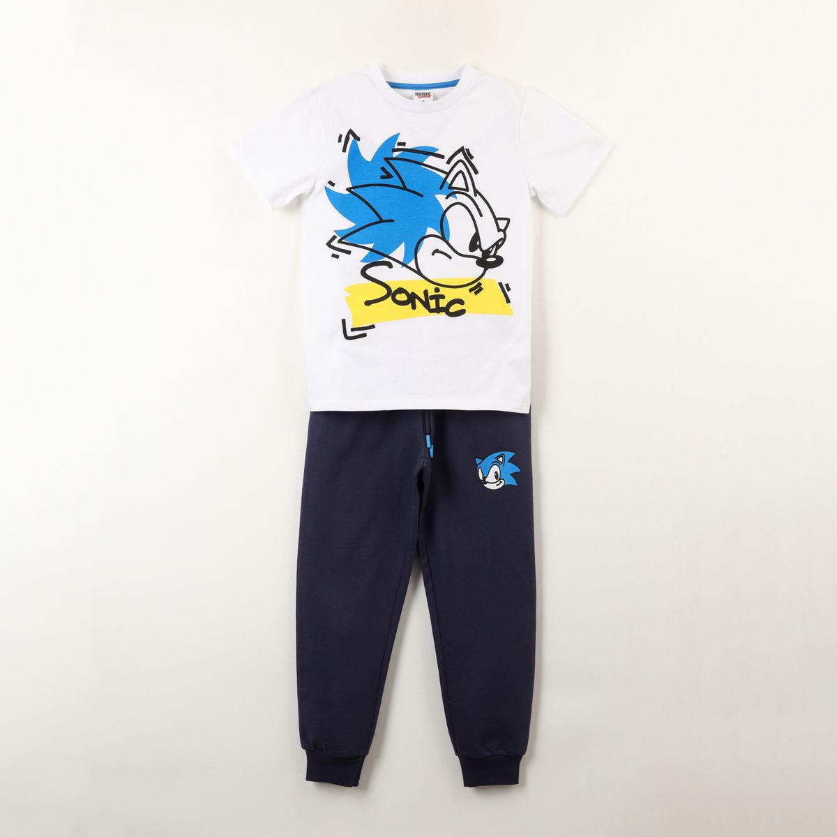 SONIC - Conjunto Niño Cara Blanco Sonic
