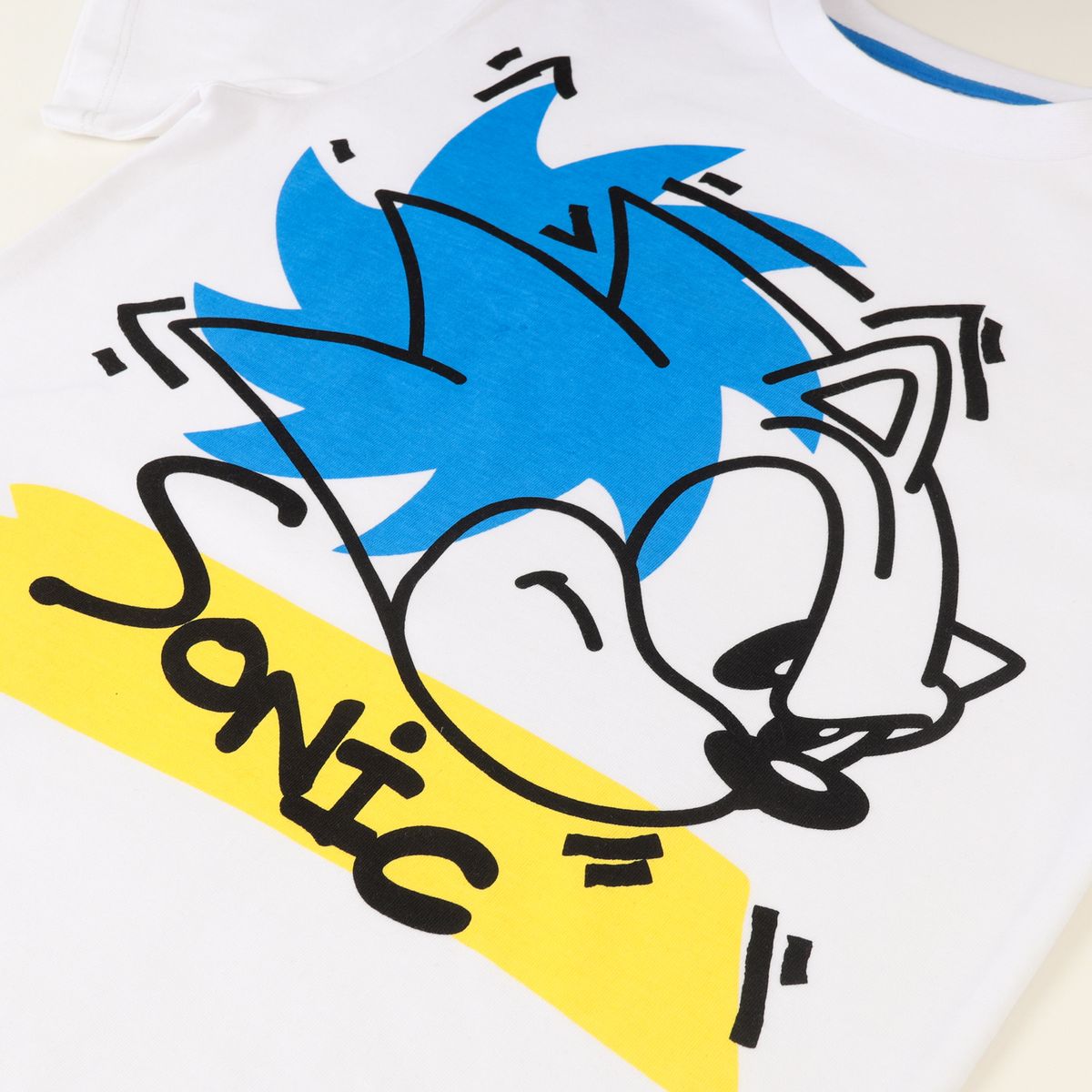 SONIC - Conjunto Niño Cara Blanco Sonic