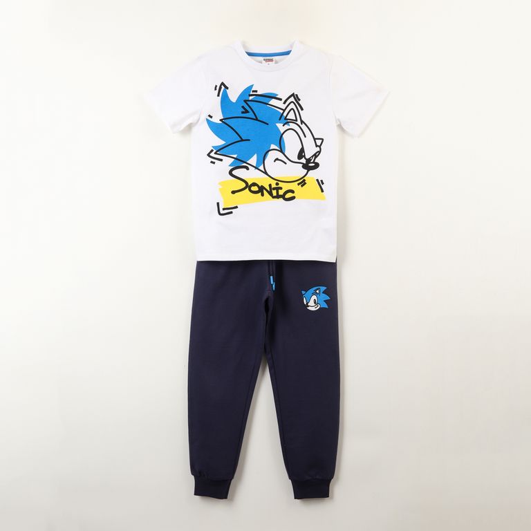 SONIC Conjunto Niño Cara Blanco Sonic | falabella.com