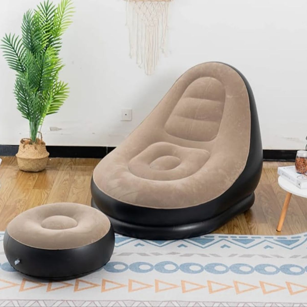 GENERICO - Sofá Sillón Inflable Posa Pies